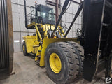 2010 HOIST P1050 105000 LB DIESEL FORKLIFT PNEUMATIC 180" 2 STAGE MAST SIDE SHIFTING FORK POSITIONER CAB WITH A/C 6626 HOURS STOCK # BF94591169-LJND - United Lift LLC