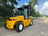 2013 YALE GDP360EC 36000 LB DIESEL FORKLIFT PNEUMATIC 162/183" 2 STAGE MAST SIDE SHIFTING FORK POSITIONER CAB WITH HEAT AND AC 7000 HOURS STOCK # BF9951179-TXB - United Lift LLC