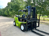2015 CLARK C70 15500 LB CAPACITY LP GAS FORKLIFT PNEUMATIC 110" 2 STAGE MAST SIDE SHIFTING FORK POSITIONER 5906 HOURS STOCK # BF9424479-TXB - United Lift LLC