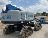2016 GENIE S65 TRAX TELESCOPIC STRAIGHT BOOM LIFT AERIAL LIFT WITH JIB ARM 65' REACH DIESEL 4WD 2390 HOURS STOCK # BF9698119-NLE - United Lift LLC