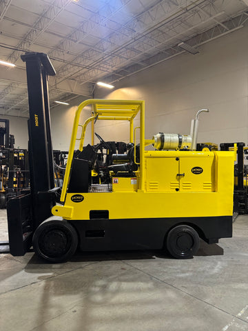 2005 HOIST FKS15 30000 LB LPG FORKLIFT CUSHION 135/82" 2 STAGE MAST FORK POSITIONER 60" FORKS 968 HOURS STOCK # BF9271329-BUF - United Lift LLC