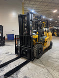 2021 CATERPILLAR/MITSUBISHI FG50CN1 11000 LB CAPACITY LP GAS FORKLIFT PNEUMATIC 94/189" 3 STAGE MAST SIDE SHIFTER 1134 HOURS STOCK # BF9296319-BUF - United Lift LLC