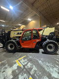 2016 JLG 1255 12000 LB DIESEL TELESCOPIC FORKLIFT TELEHANDLER SOLID AIR BOSS TIRES 4WD OUTRIGGERS CAB WITH HEAT & AC 1765 HOURS STOCK # BF9615139-BUF - United Lift LLC