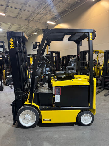 2020 YALE ERC060VGN 6000 LB 48 VOLT ELECTRIC FORKLIFT 89/185" THREE STAGE MAST SIDE SHIFTER 1152 HOURS STOCK # BF977129-BUF - United Lift LLC