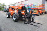2019 JLG SKYTRAK 10054 10000 LB DIESEL TELESCOPIC FORKLIFT TELEHANDLER PNEUMATIC 4WD OUTRIGGERS HEATED CAB 2617 HOURS STOCK # BF9846489-NLE - United Lift LLC
