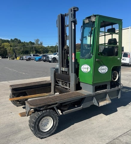 2014 COMBILIFT C12000XL 12000 LB LP GAS MULTIDIRECTIONAL FORKLIFT PNEUMATIC 117/159" 2 STAGE MAST FORK POSITIONER 2,382 HOURS STOCK # BF9429559-NCB - United Lift LLC