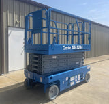 2007 GENIE GS3246 SCISSOR LIFT 32' REACH 24 VOLT ELECTRIC SMOOTH CUSHION TIRES 670 HOURS STOCK # BF999879-ARB - United Lift LLC
