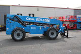 2019 GENIE GTH1056 10000 LB DIESEL TELESCOPIC FORKLIFT TELEHANDLER PNEUMATIC 4WD OUTRIGGERS OPEN CAB 2135 HOURS STOCK # BF9748539-NLE - United Lift LLC