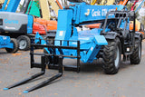 2015 GENIE GTH1056 10000 LB DIESEL TELESCOPIC FORKLIFT TELEHANDLER PNEUMATIC 4WD OUTRIGGERS OPEN CAB 3310 HOURS STOCK # BF9687759-NLE - United Lift Equipment LLC