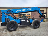 2014 GENIE GTH1056 10000 LB DIESEL TELESCOPIC FORKLIFT TELEHANDLER PNEUMATIC ENCLOSED HEATED CAB 4WD 4966 HOURS STOCK # BF9671149-VAOH - United Lift Equipment LLC
