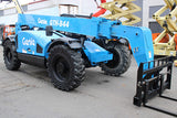 2017 GENIE GTH844 8000 LB DIESEL TELESCOPIC FORKLIFT TELEHANDLER PNEUMATIC 4WD AUXILIARY HYDRAULICS 2650 HOURS STOCK # BF9598179-NLE - United Lift LLC