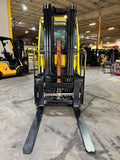 2019 HYSTER H70FT 7000 LB LP GAS FORKLIFT PNEUMATIC 87/181" 3 STAGE MAST SIDE SHIFTING FORK POSITIONER PLUMBED 4 WAYS TO CARRIAGE 1324 HOURS STOCK # BF9123969-BUF