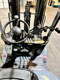 2020 TOYOTA 8FGCU25 5000 LB LP GAS FORKLIFT CUSHION 84/189" 3 STAGE MAST SIDE SHIFTING FORK POSITIONER 962 HOURS NON-MARKING TIRES STOCK # BF9114879-BUF
