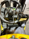2022 YALE GLC050VXN 5000 LB LP GAS FORKLIFT CUSHION 84/189" 3 STAGE MAST NON MARKING TIRES SIDE SHIFTING FORK POSITIONER 827 HOURS STOCK # BF994579-BUF
