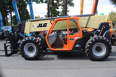2019 JLG 1255 12000 LB DIESEL TELESCOPIC FORKLIFT TELEHANDLER PNEUMATIC OPEN CAB OUTRIGGERS 4WD 2193 HOURS STOCK # BF9978379-NLE - United Lift LLC
