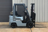 2009 NISSAN MP1F1A20LV 4000 LB LP GAS FORKLIFT PNEUMATIC TIRE 84/130 2 STAGE MAST 6233 HOURS STOCK # BF9119749-ARB - United Lift LLC