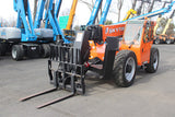 2017 JLG SKYTRAK 10054 10000 LB DIESEL TELESCOPIC FORKLIFT TELEHANDLER PNEUMATIC 4WD OUTRIGGERS HEATED CAB 2890 HOURS STOCK # BF9748519-NLE - United Lift LLC