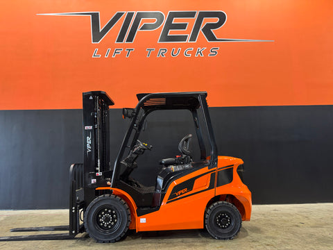 2026 VIPER FB25F 5000 LB 80 VOLT LITHIUM-ION ELECTRIC FORKLIFT PNEUMATIC 85/189" 3 STAGE MAST SIDE SHIFTER STOCK # BF9283529-ILE - United Lift LLC