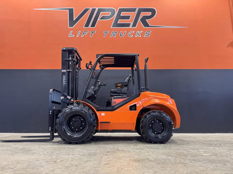 2026 VIPER RTD35F-4 8000 LB DIESEL FORKLIFT PNEUMATIC 4X4 ROUGH TERRAIN 95/185" 3 STAGE MAST SIDE SHIFTER STOCK # BF9510239-ILE - United Lift LLC