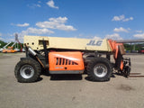 2008 JLG G10-55A 10000 LB DIESEL TELESCOPIC FORKLIFT TELEHANDLER PNEUMATIC 4WD ENCLOSED CAB STOCK # BF9536549-ASOH - United Lift Used & New Forklift Telehandler Scissor Lift Boomlift