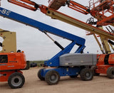 2014 GENIE S85 TELESCOPIC STRAIGHT BOOM LIFT AERIAL LIFT WITH JIB ARM 85' REACH DIESEL 4WD 1112 HOURS STOCK # BF9761519-VAOH - United Lift Equipment LLC