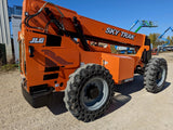 2013 SKYTRAK 6042 6000 LB DIESEL TELESCOPIC FORKLIFT TELEHANDLER PNEUMATIC 4WD AUXILIARY HYDRAULICS 2208 HOURS STOCK # BF9595549-WIB - United Lift Equipment LLC