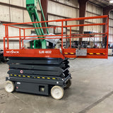 2015 SKYJACK SJIII4632 SCISSOR LIFT 32' REACH ELECTRIC SMOOTH CUSHION TIRES 201 HOURS STOCK # BF9134579-WIBIL - United Lift Equipment LLC