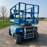 2006 GENIE GS3268RT SCISSOR LIFT 32' REACH DUAL FUEL ROUGH TERRAIN 4WD 2764 HOURS STOCK # BF9138549-WIB - United Lift Equipment LLC