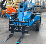 2018 GENIE GTH1056 10000 LB DIESEL TELESCOPIC FORKLIFT TELEHANDLER PNEUMATIC 4WD OUTRIGGERS OPEN CAB 2753 HOURS STOCK # BF91178499-NLPA - United Lift Equipment LLC