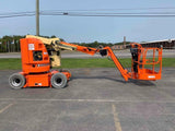2012 JLG E300AJP ARTICULATING BOOM LIFT AERIAL LIFT WITH JIB ARM 30' REACH ELECTRIC 4WD 510 HOURS STOCK # BF9179129-PAB - United Lift Used & New Forklift Telehandler Scissor Lift Boomlift