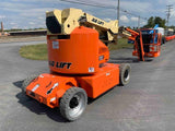 2012 JLG E400AJPN ARTICULATING BOOM LIFT AERIAL LIFT 40' REACH 48V ELECTRIC 621 HOURS STOCK # BF9217559-PAB - United Lift Used & New Forklift Telehandler Scissor Lift Boomlift