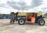 2015 JLG G12-55A 12000 LB DIESEL TELESCOPIC FORKLIFT TELEHANDLER PNEUMATIC 4WD OPEN CAB OUTRIGGERS 2722 HOURS STOCK # BF9812579-EBCA - United Lift Equipment LLC
