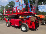 2015 MEC TITAN-BOOM 60S 60' REACH SCISSOR LIFT DIESEL 4WD 1470 HOURS STOCK # BF91398769-NLEQ - United Lift Equipment LLC