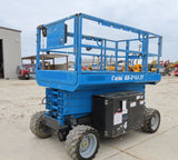 2015 GENIE GS3369RT DIESEL ROUGH TERRAIN SCISSOR LIFT 33′ REACH 4WD 1890 HOURS STOCK # BF9191139-BDEB - United Lift Equipment LLC